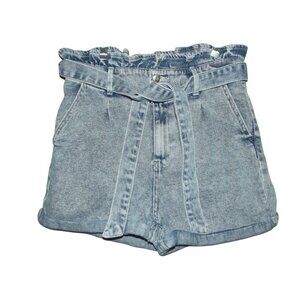 Wild Fable Jean Shorts Womens Size Medium Paperbag Super High Rise denim mom